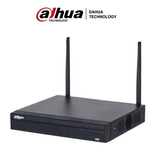 DAHUA NVR1108HS-W-S2-CE - NVR WiFi de 4 Megapixeles 8 Canales IP/ H.265 Salidas HDMI &VGA 1 Bahía DD 1 E&S de Audio Onvif