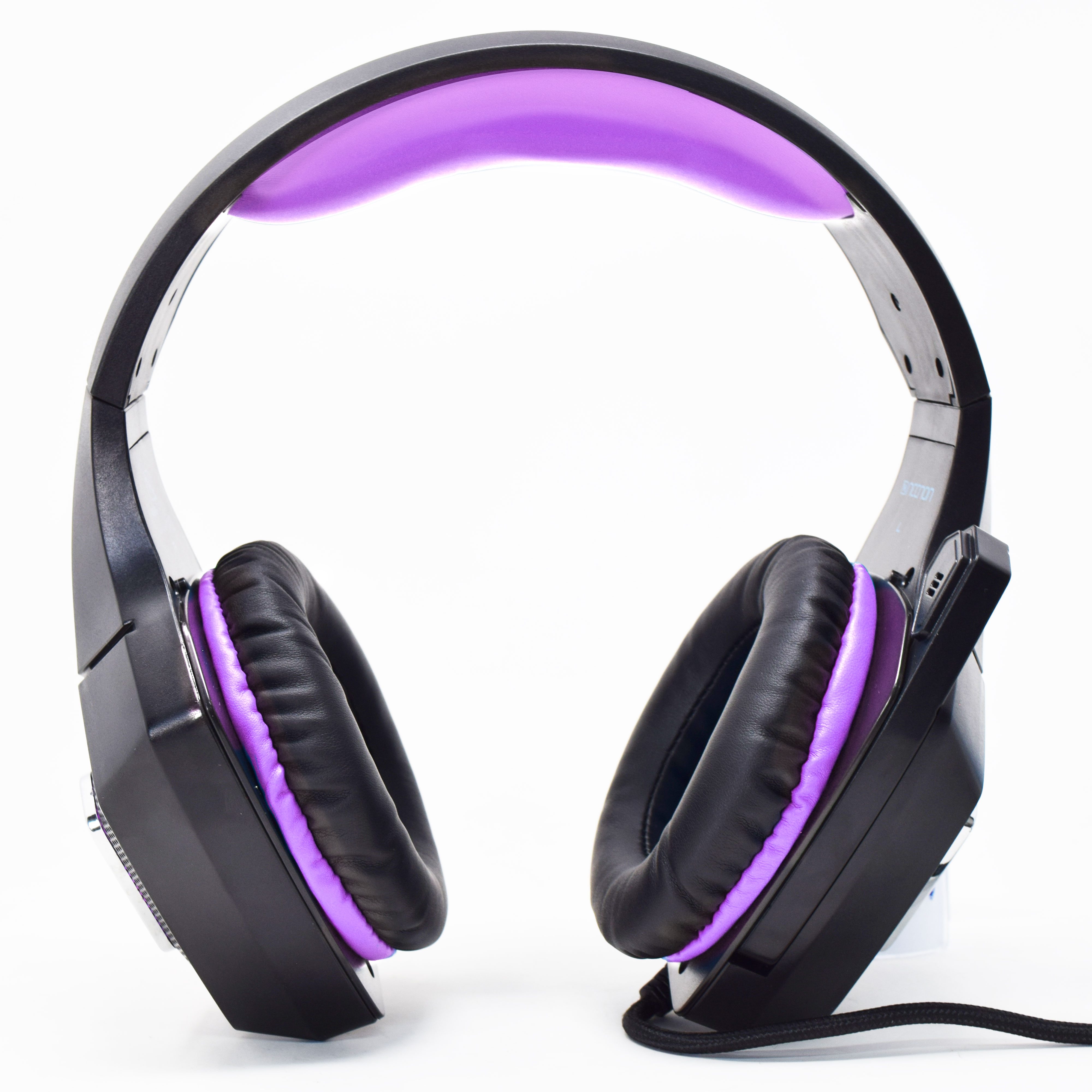 HEADSET GAMING OVER-EAR NBHG DRAGON LED ALAMBRICO DIADEMA FLEXIBLE CON VIBRACION MICROFONO 3.5MM USB PC CONSOLAS CELULAR C/ADAPTADOR FUCSIA BOCNNN530