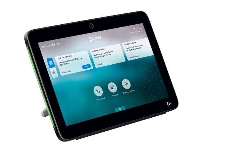 HP POLY Controlador tactil TC10 , negro, compatible con Teams y Zoom ACCPOL1240
