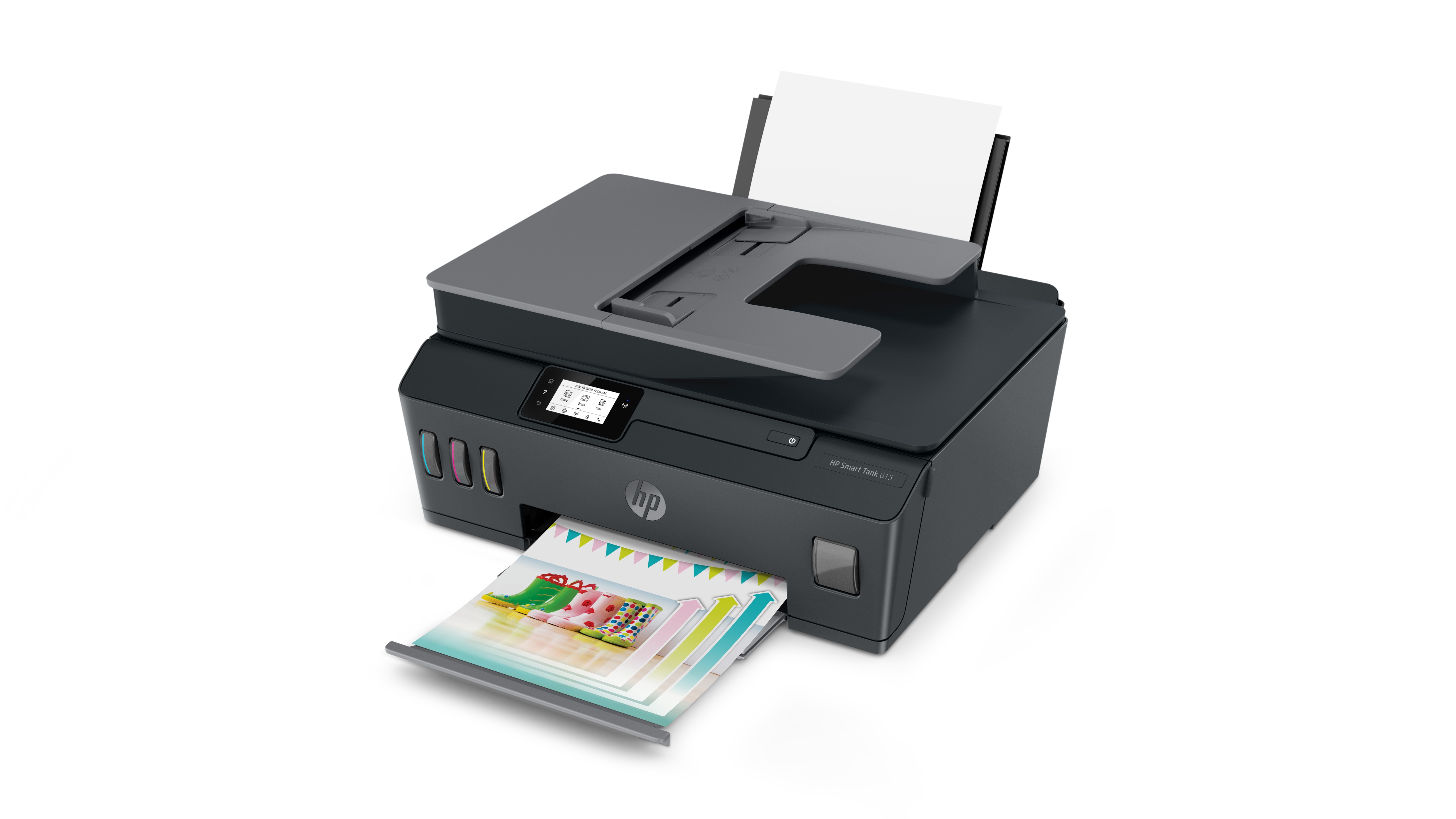 Impresora Multifunción HP Smart Tank 615 Inalámbrica Y0F71A - Inyección de tinta, 1000 Páginas por mes, 10 ppm, 1200 x 1200 DPI, 256 MB MTFHPI1535