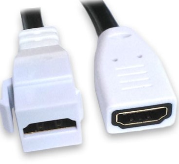 Jack HDMI BROBOTIX 104691, HDMI, Color blanco