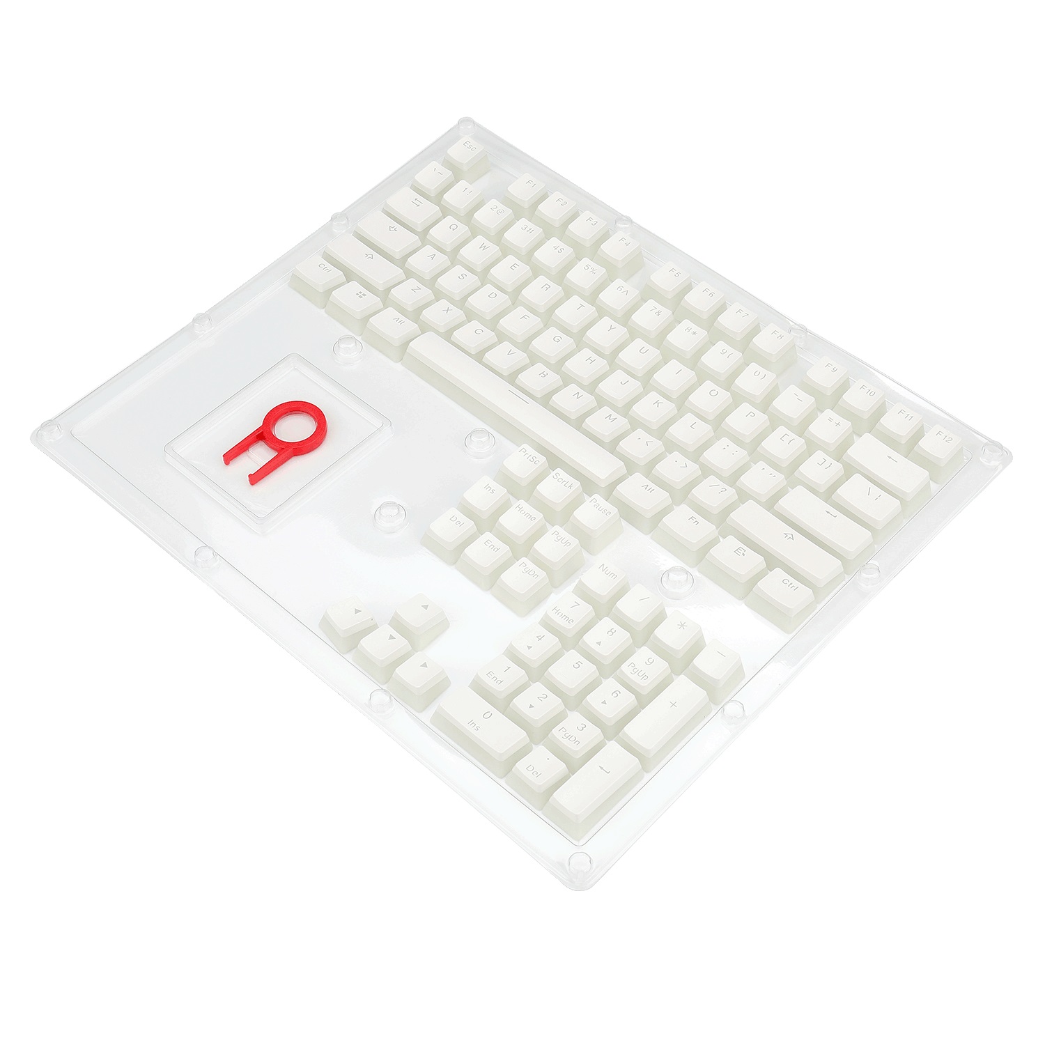 Keycaps  Redragon Sacarab White, Blanco TECRDG180