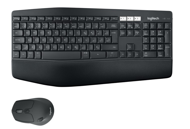 Kit de Teclado y Mouse LOGITECH MK850, Negro, 10 m, 1000 DPI KITLOG510
