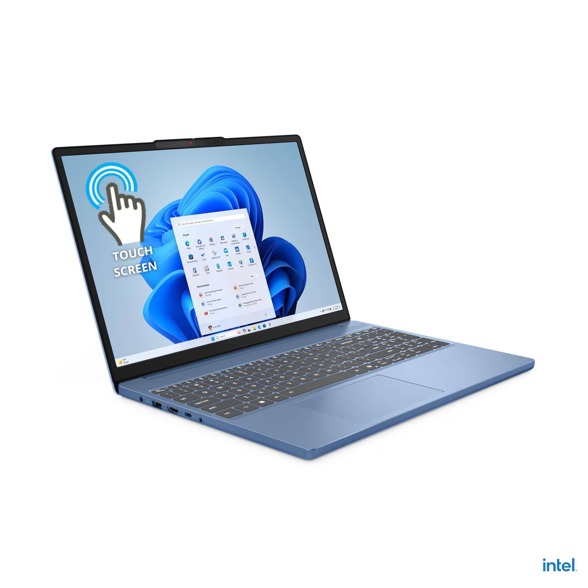 Lenovo IdeaPad Slim 3 15IRH10, Intel Core i5-13420H, 8 GB, 512 GB SSD, Pantalla 15.3 Pulgadas TOUCH, Windows 11 Home, 1 año de garantía COMLEV6020