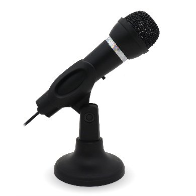Micrófono, Alámbrico, 1.30 mts, 11 cms, negro, 136483, BROBOTIX