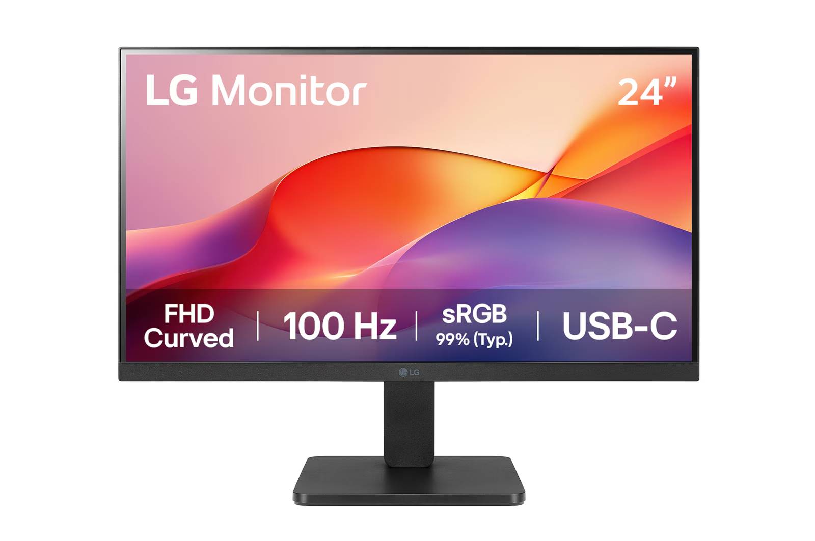 MON LG 23.8 (24U421A-B) FHD CURVO 100HZ MONLGE3180