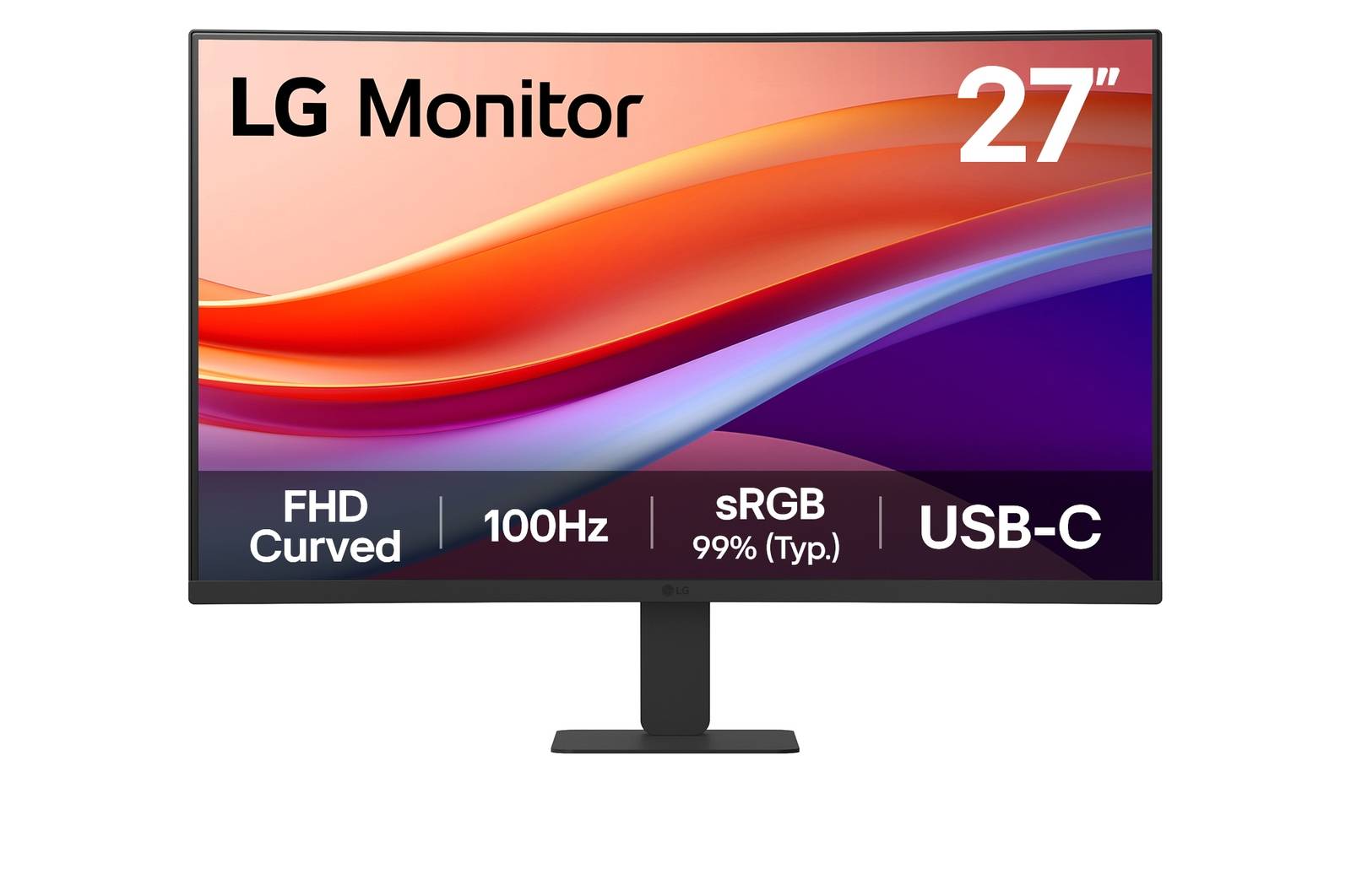 MONLGE3190 MON LG 27 (27U421A-B) FHD CUR USB-C MONLGE3190