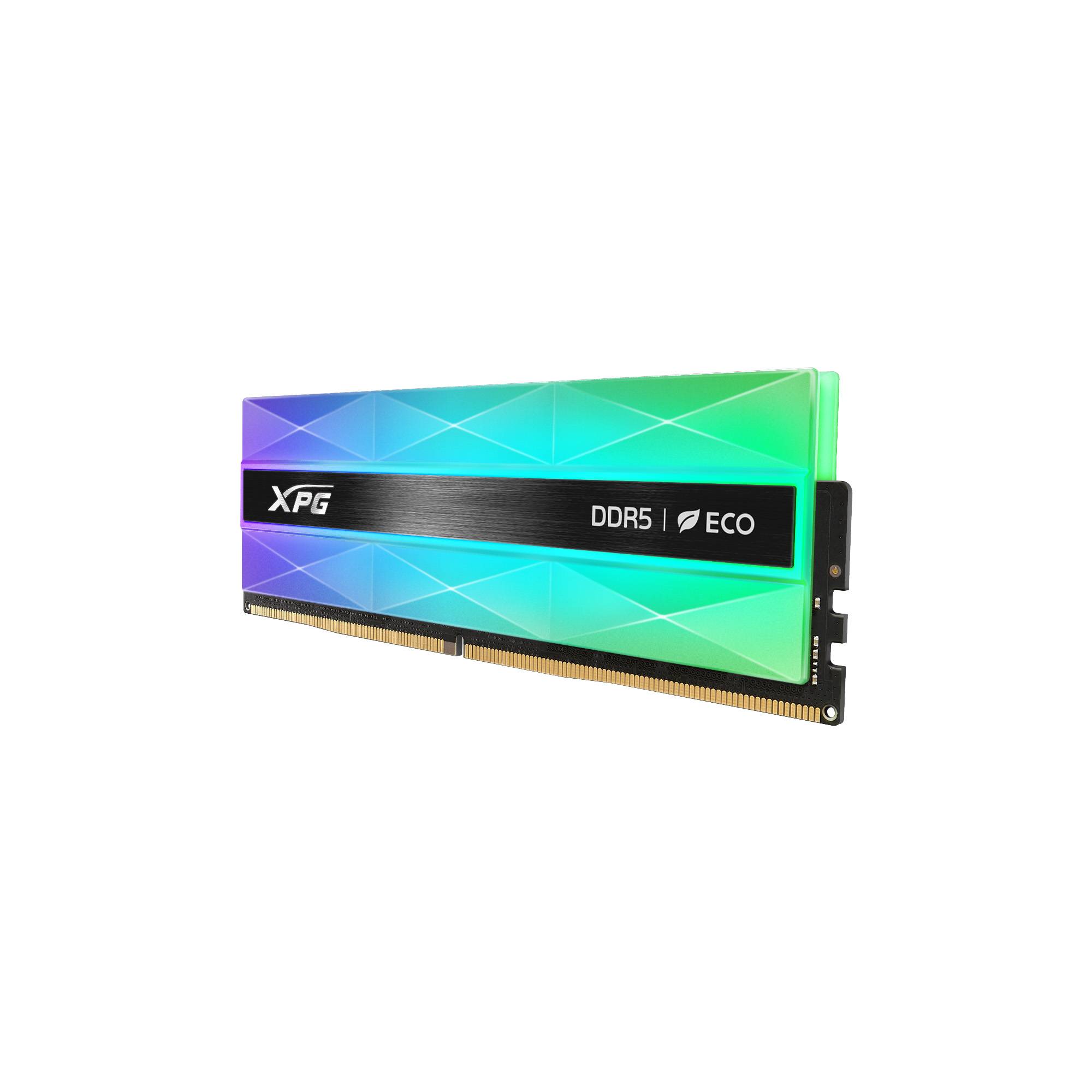Memoria RAM ADATA XPG LANCER NEON RGB, DDR5 16GB UDIMM 6000MT/s. Disipador de aluminio GRIS PLATEADO. AX5U6000C3016G-CLANRSG