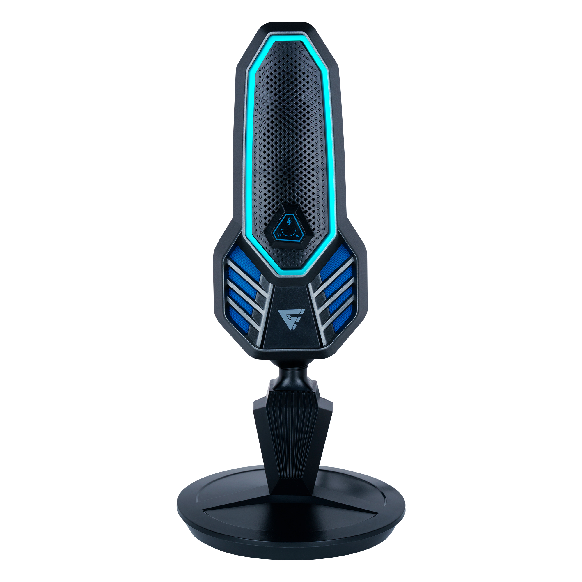 MICROFONO PROFESIONAL GAME FACTOR USB MCG800 RGB C/BRAZO