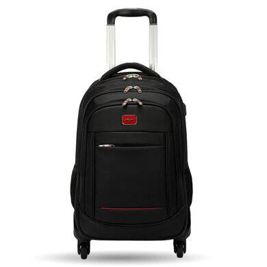 MOCHILA BACKPACK 15 A 18 PULGADAS, ANTIRROBO CARRY ON (CON RUEDAS) PARA LAPTOP, NEGRO, 406245 BROBOTIX