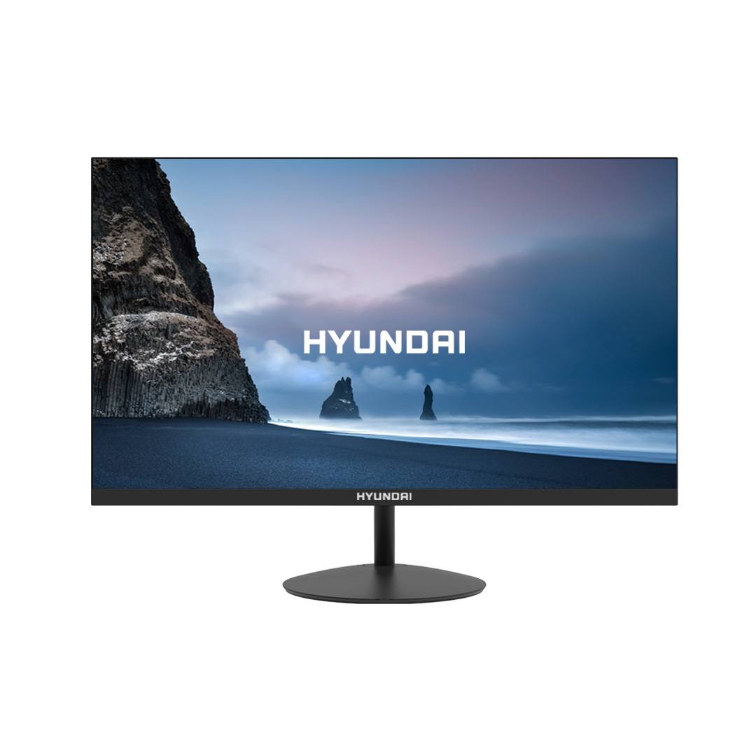 Monitor LED, HYUNDAI 21.45 Pulgadas HT21FOMBK02 Resolución 1920x1080 Full HD, Montaje Vesa, Incluye cable HDMI, Negro MONHYU050