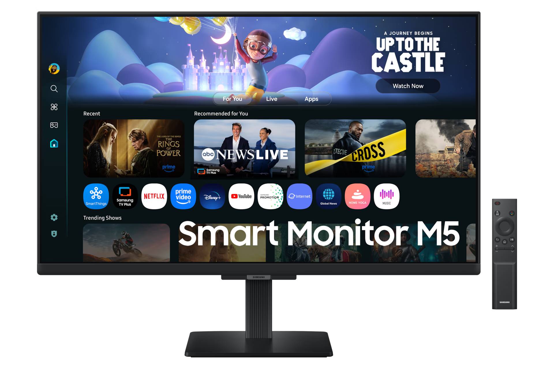 Monitor Samsung SMART, M5, 27 pulgadas, M50F, FHD, Plano, 60Hz, 5ms, LS27FM500ELXZX MONSMG2240