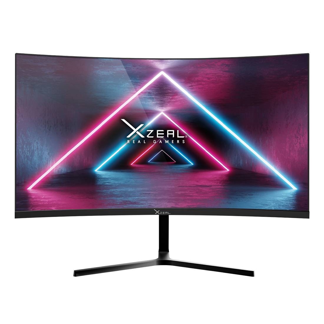 Monitor Xzeal 23.8 pulgadas Xzeal XSPMG07B XST-570-1 Panel Curvo VA FHD 100Hz 5ms 1xVGA + 1xHDMI + Vesa 100x100mm Negro MONSTY350