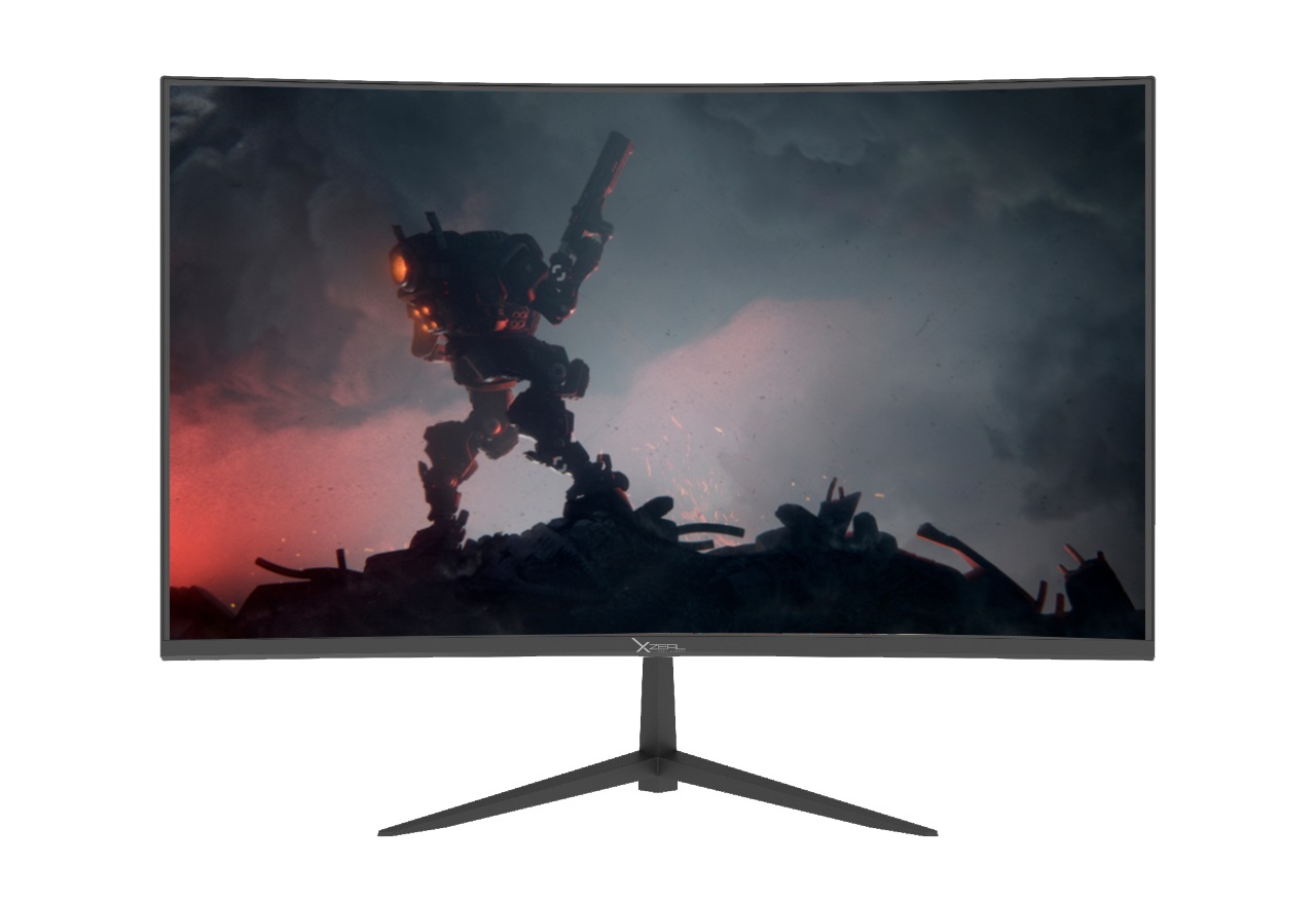 Monitor Xzeal 23.8 pulgadas Xzeal XZ3015-1 Panel Curvo VA FHD 165Hz 1ms 1xDP + 1xHDMI + 1xUSB 1.0+ 1x3.5mm + Vesa 100x100mm Negro MONSTY210