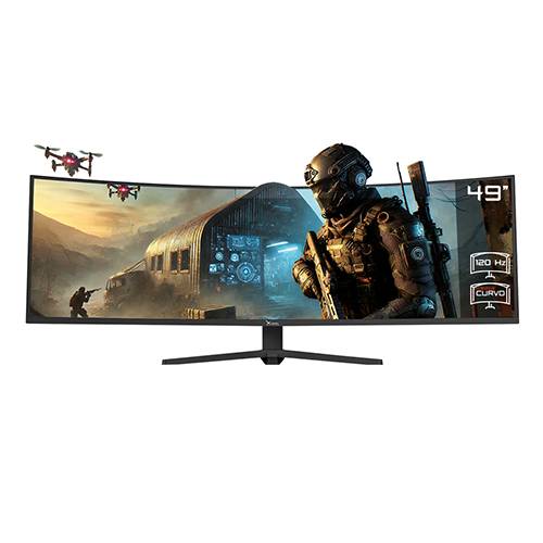 Monitor Xzeal 49 Xzeal XZ4090 Panel Curvo VA 5K 120Hz 4ms 2xDP + 2xHDMI Negro MONSTY420