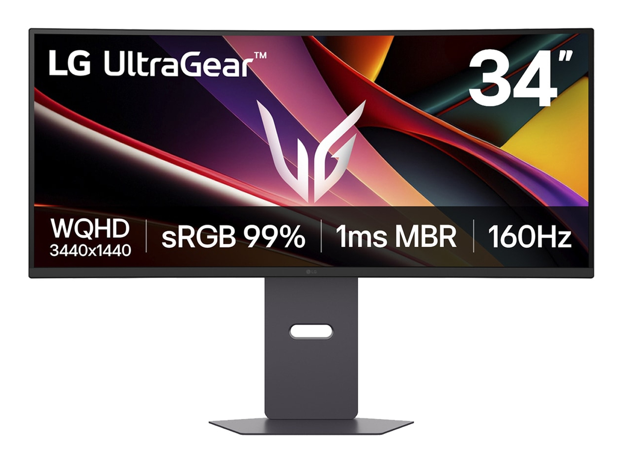 Monitor marca LG UltraGear Curvo WQHD de 34 pulgadas, MOD.34G600A-B, FreeSync™ Premium MONLGE3580