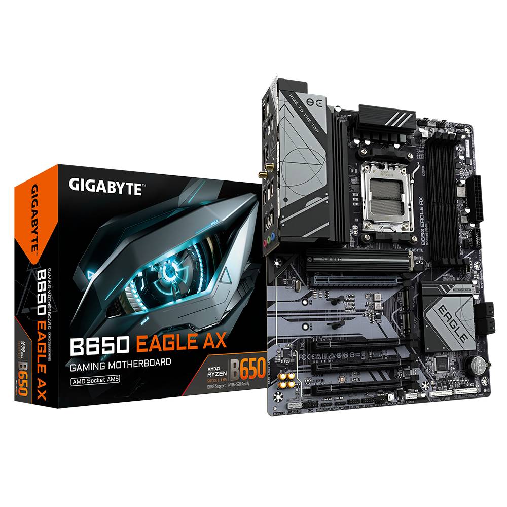 Tarjeta Madre Gigabyte ATX B650 EAGLE AX, S-AM5, B650, 192GB DDR5 para AMD