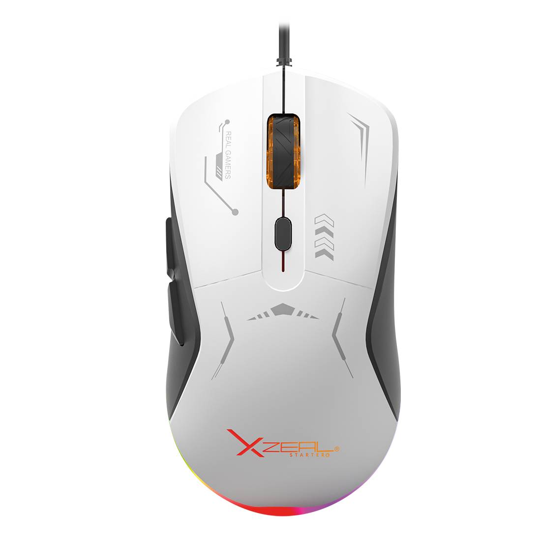 Mouse GAMER XST-401 BLANCO-NEGRO. XSAMGA2WB. MOUSTY120
