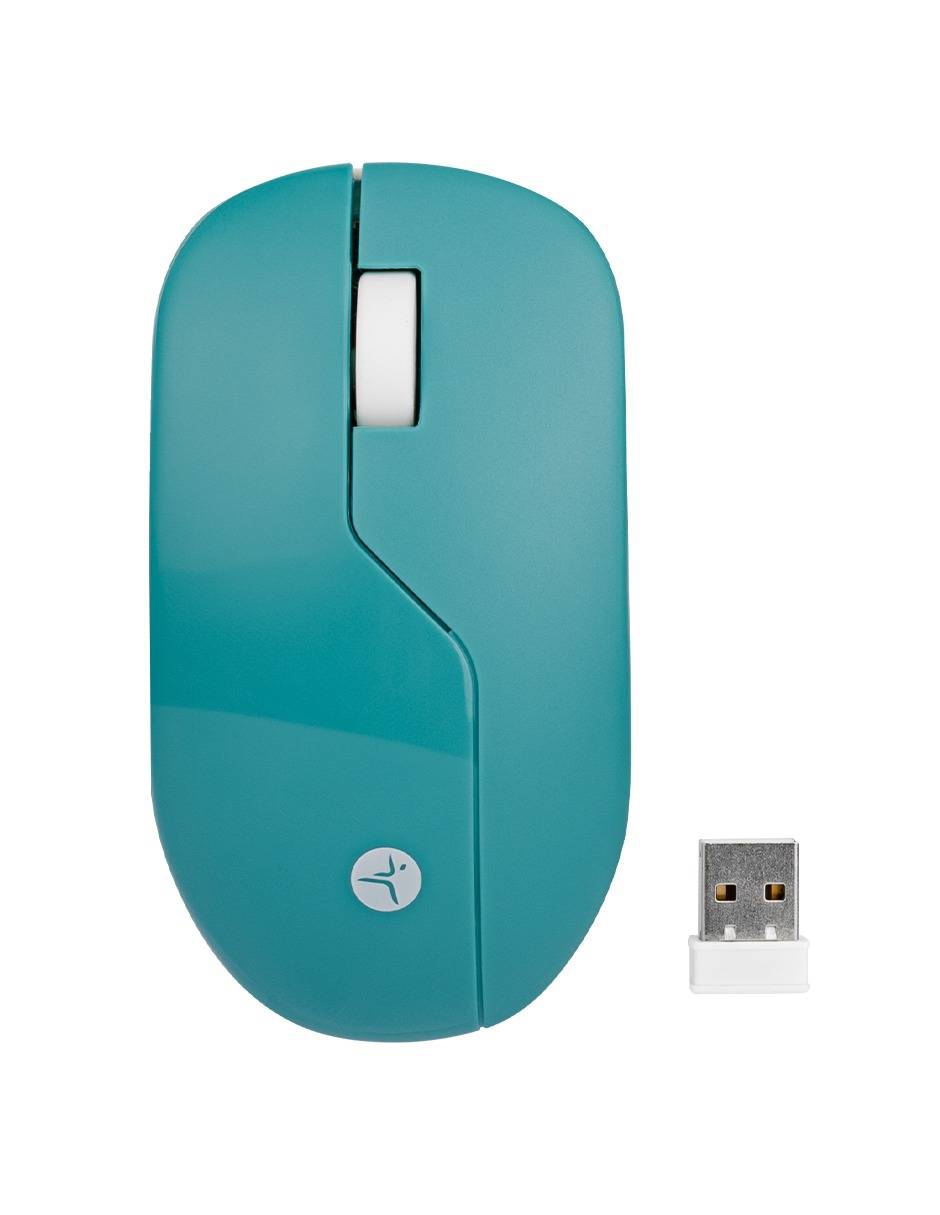 Mouse Inalámbrico ARMOR Recargable TECHZONE color Verde, 1200 DPI, 3 Botones. MOUTCH1010