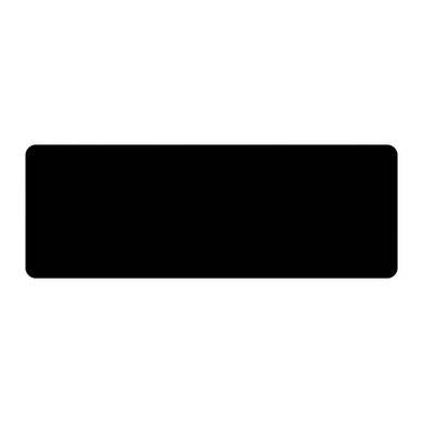Mousepad Gaming, superficie extra suave y antiderrapante, repelente al agua, bordes cocidos, resistente, 40x90x.03 cms, negro, BROBOTIX 6007105