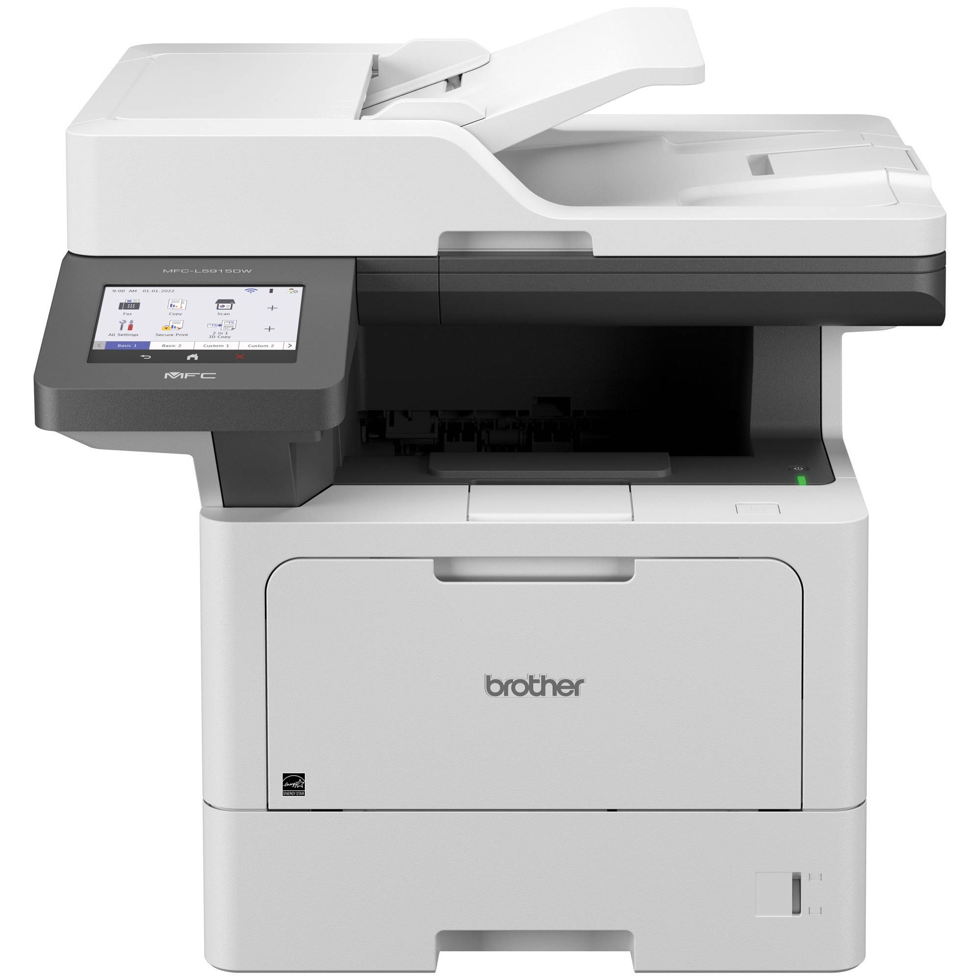 Multifuncional Láser Monocromático Brother Valor MFCL5915DW, 52 ppm, Full Dúplex, Gigabit Ethernet, Wifi, Cama Plana Oficio, Tóner de hasta 18,000 págs IMPBRT780