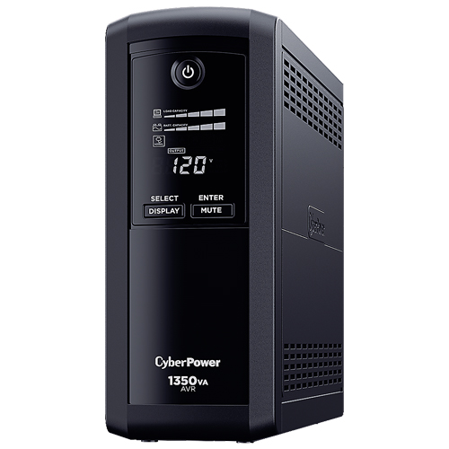 No-Break CyberPower, 1350 VA, 815 W, 16 h, Negro, Hogar y Oficina NBKCYP160