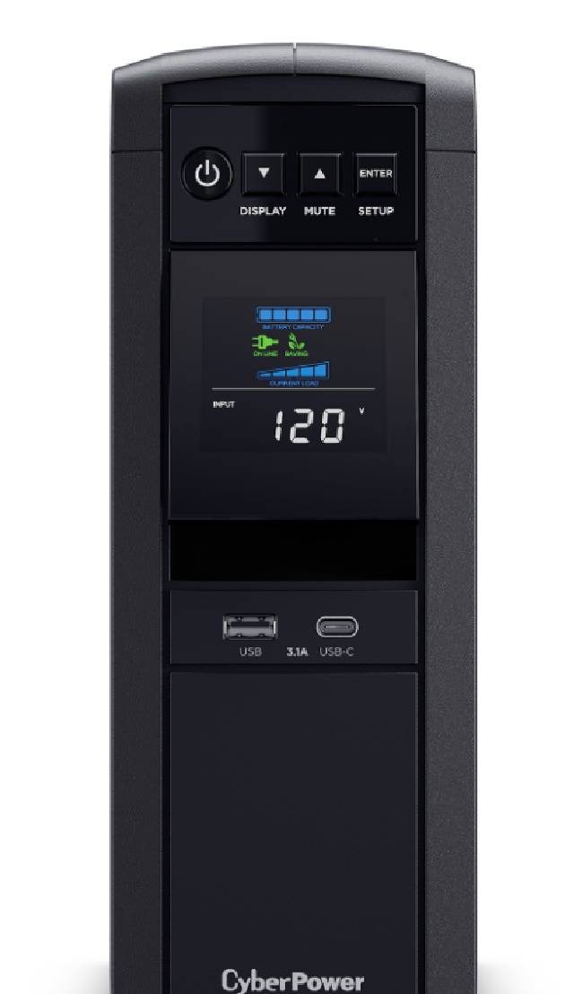 No-Break CyberPower CP1500PFCLCD, 1500 VA, 1000 W, 8 h, Negro NBKCYP490