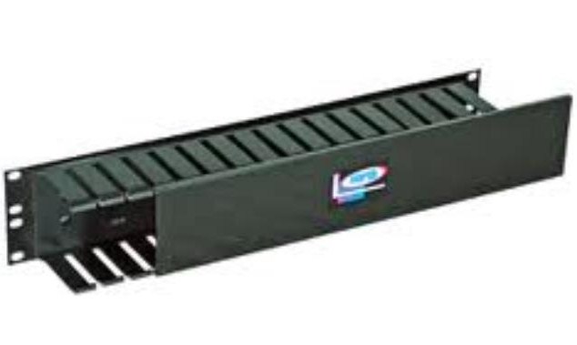 Organizador horizontal NORTH SYSTEM, Acero al carbón, Negro, 0,93 kg, 7,62cm