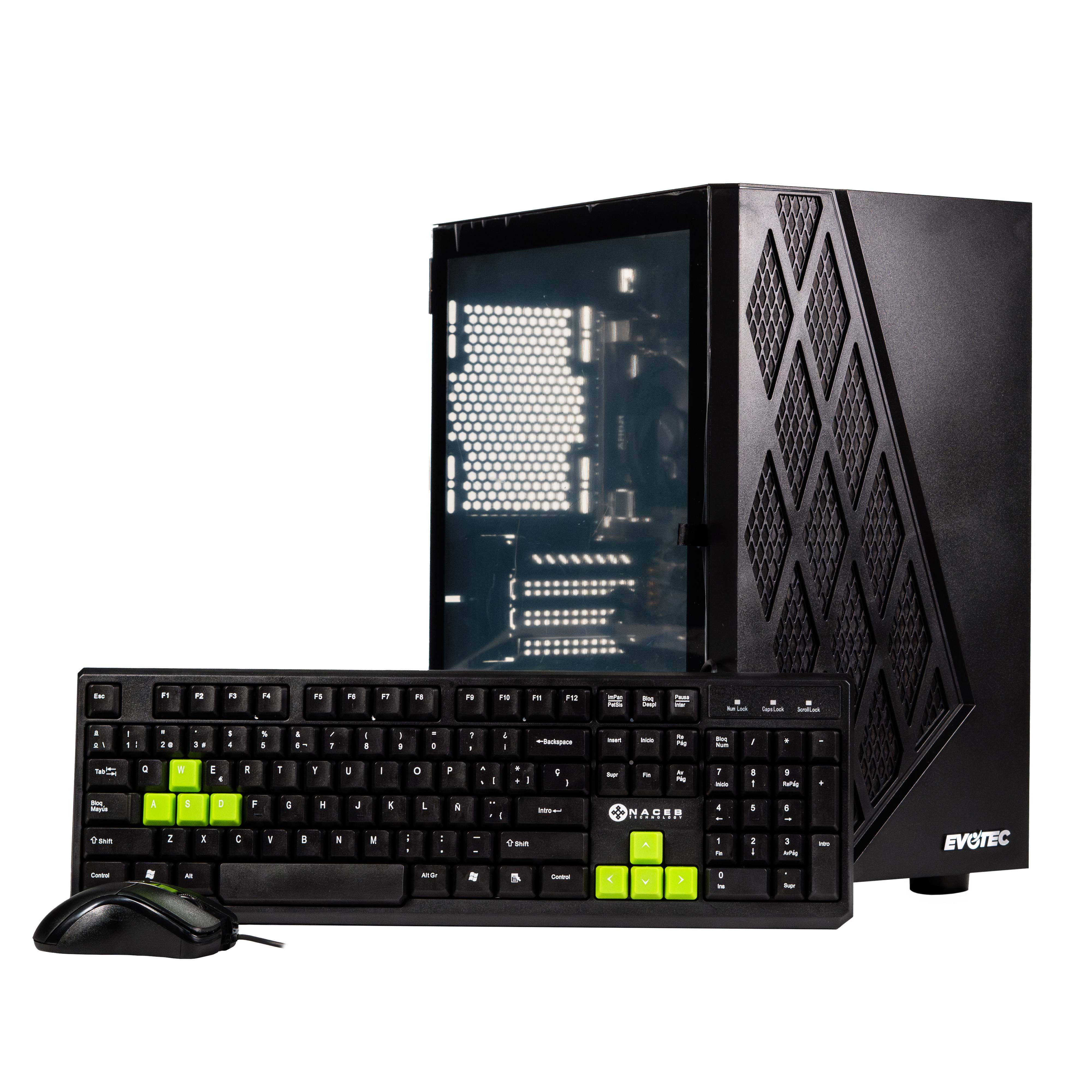 PC GAMER EVOTEC AMD RYZEN 5 5600GT, 16GB, SSD 480GB, WIN 11 PRO PRUEBA CPUEVO1030