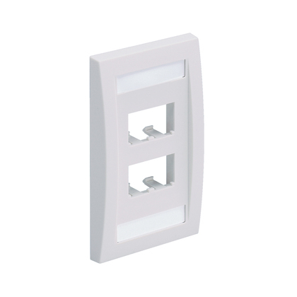 Placa Ejecutiva PANDUIT CFPE4WHY, Color blanco