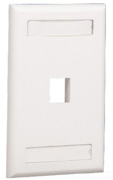 Placa PANDUIT NK1FWHY, Color blanco
