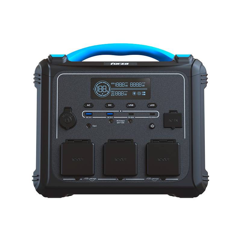 Power Station Forza Titan 1200W(FPP-T1200), Color Negro con Azul