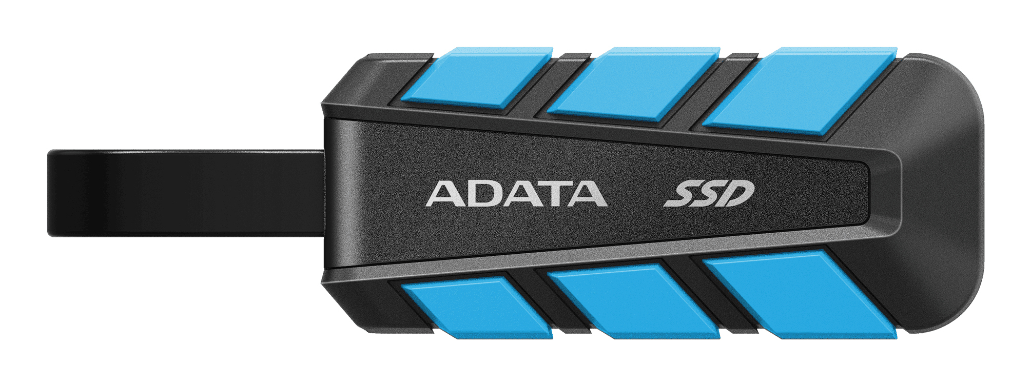 SSD Externo ADATA SC740 500GB. USB tipo C incorporado, 1.050/1.000 MB/s lectura/escritura, Resistente a caídas MIL-STD de 1,22 m. AZUL SC740-500G-CBU