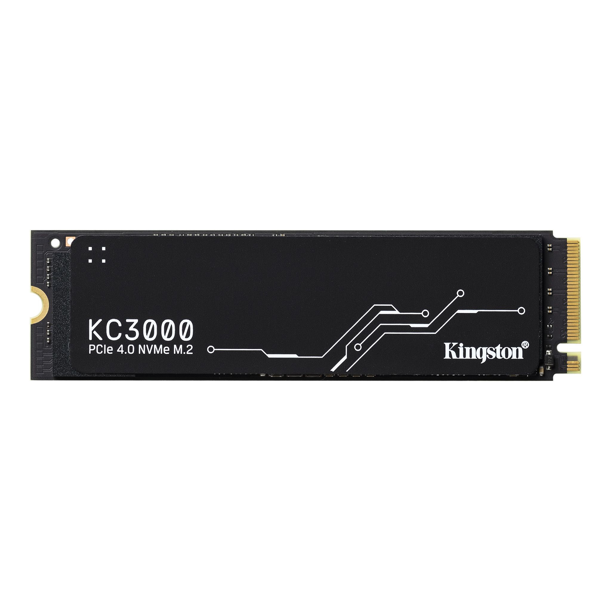 UNIDAD DE ESTADO SOLIDO KINGSTON KC3000 2048GB M.2 2280 NVME PCIE GEN 4X4 R.7000MB/S W.7000MB/S