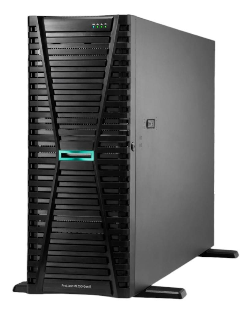HPE ProLiant ML350 Gen11 4410Y 2.0GHz 12c 1P 64GB-R 8SFF MR408i-o 2x960GB SSD 2x800W RPS LA Server