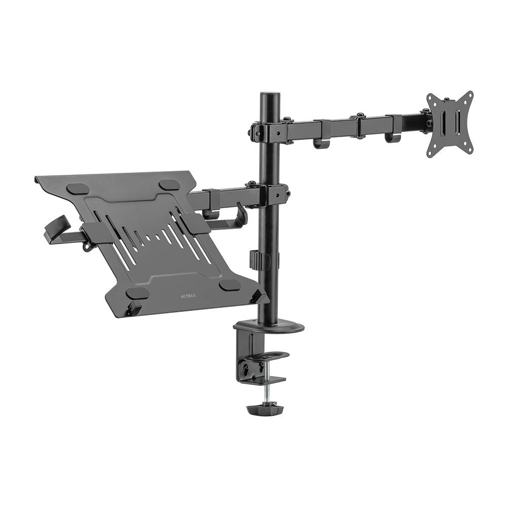 Soporte 2 en 1 ENFORCE ZONE SM480 ACTECK ADVANCED SERIES Soporte para Monitor y Laptop 2 en 1 para Escritorio ACCACT5030