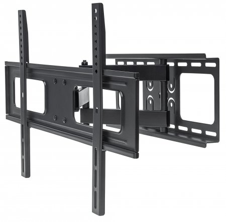 461283 Soporte para TV de pared movimiento articulado, pantallas curvas o planas de 37 a 70 pulgadas, de máximo 50 kg, Se despliega hasta 47.5 cm