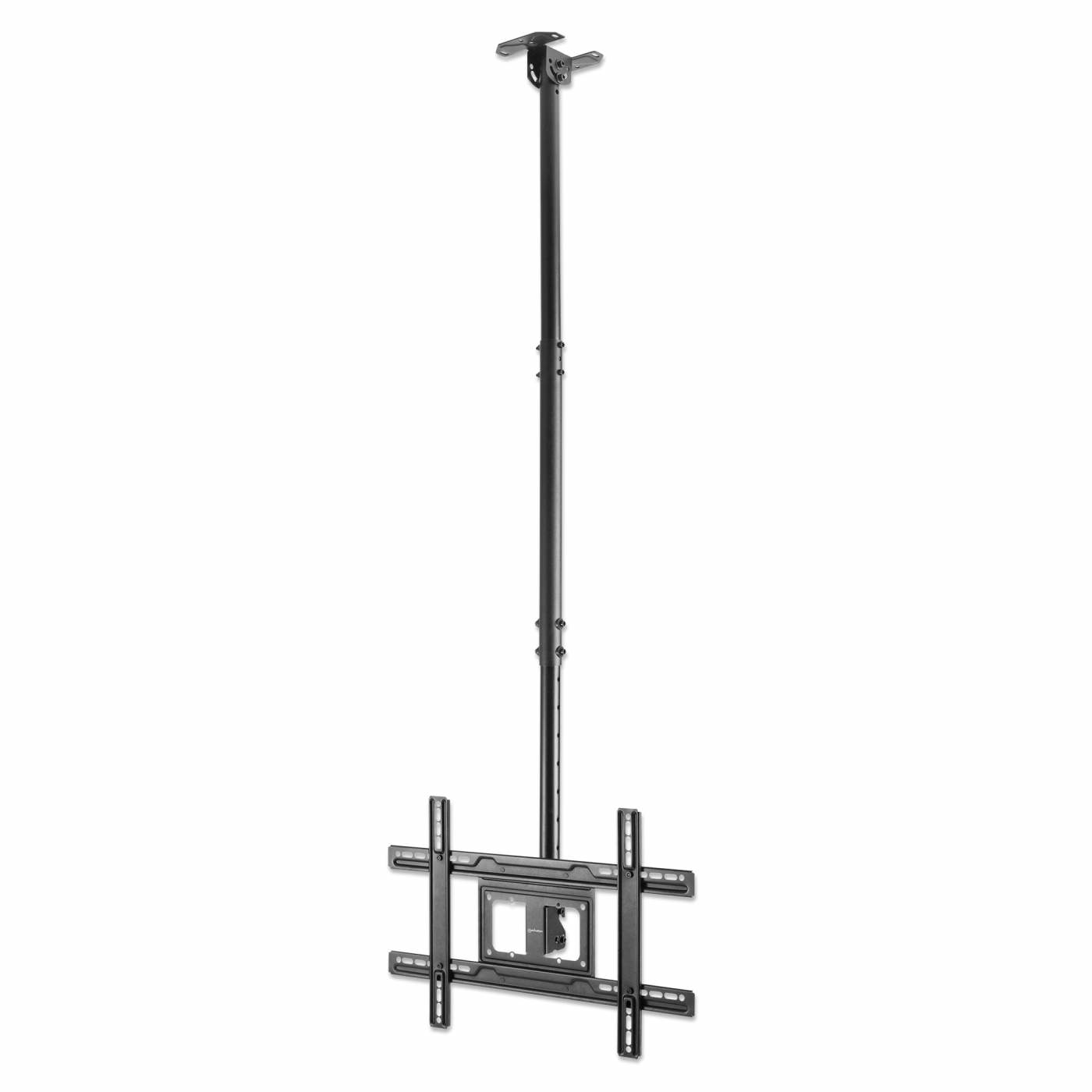 462051 Soporte de techo para TV con movimiento y ajuste de altura; para techos inclinados y planos: Soporta un televisor de 37 pulgadas a 80 pulgadas de ha