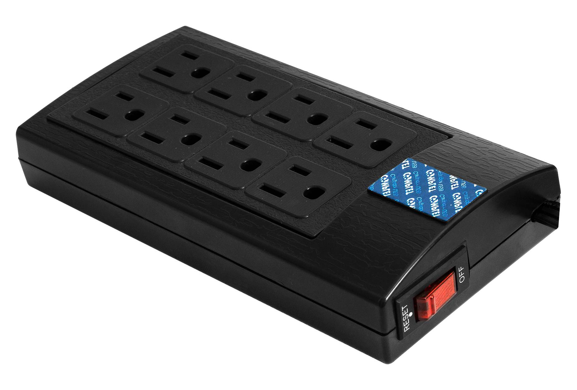 Supresor de Picos 504 Joule COMPLET BRC-1-002. 8 contactos Nema 5-15R. Garantía 60 meses ACCCOM010