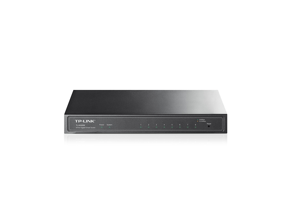 Switch Gigabit Smart 8 Puertos  TP-LINK SG2008