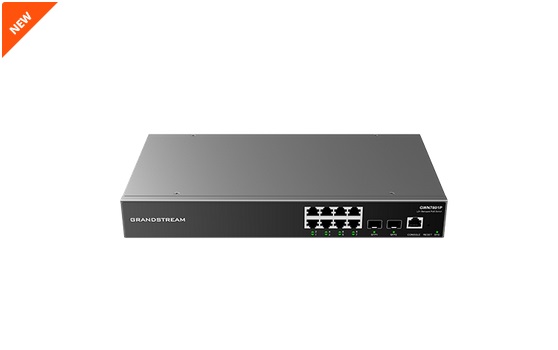 Switch Administrable Capa L2+, 8 ptos Gigabit + 2 SFP, compatible con GWN Cloud