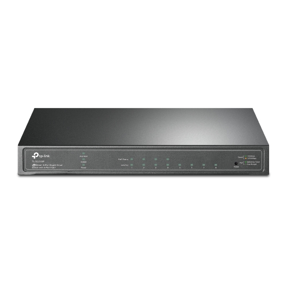 Switch TP-LINK  SG2008P, administrable OMADA POE de 4 puertos 10/100/1000 Mbps 802.3at / af POE+, 4 puertos 10/100/1000
