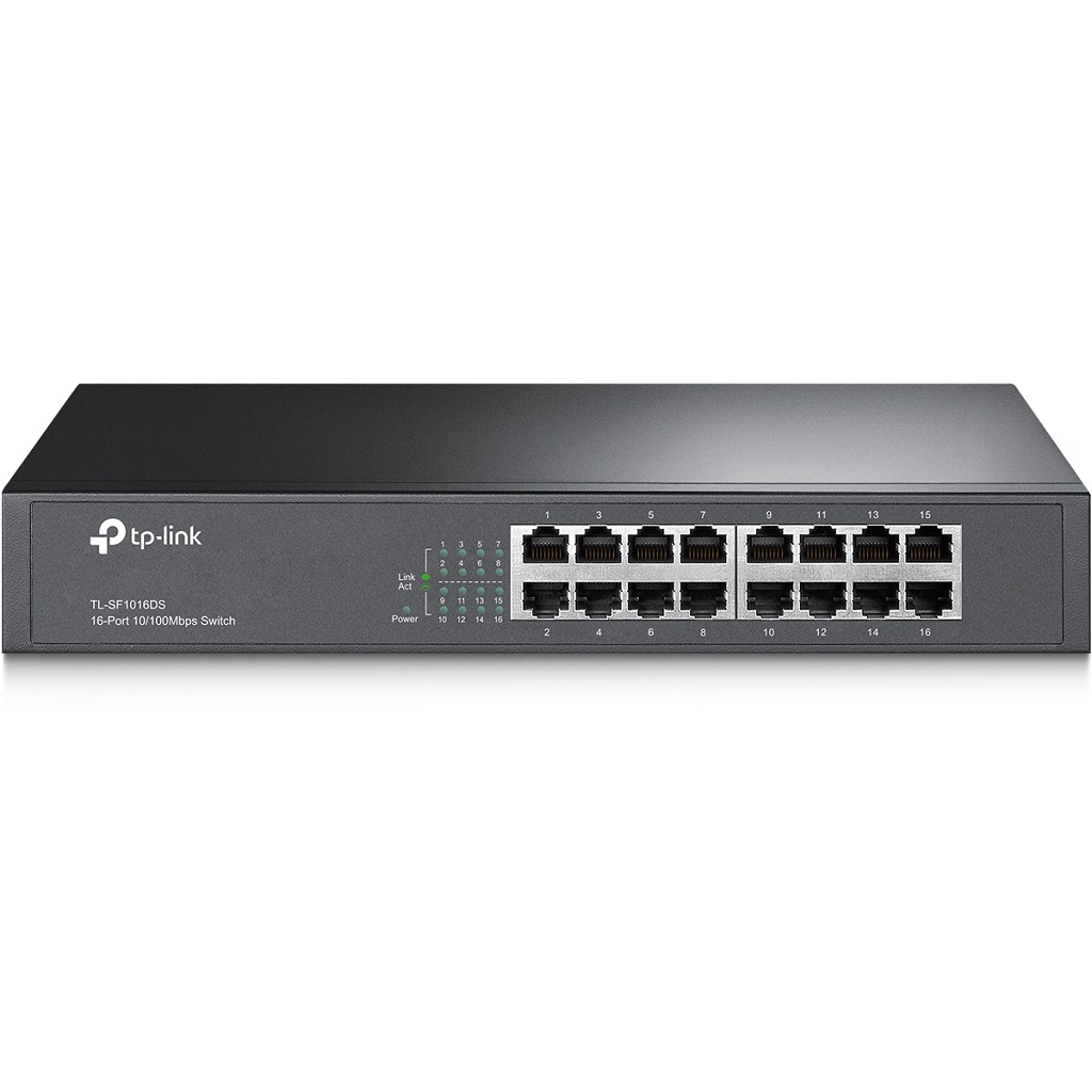 Switch  TP-LINK TL-SF1016DS, Negro, 16 puertos