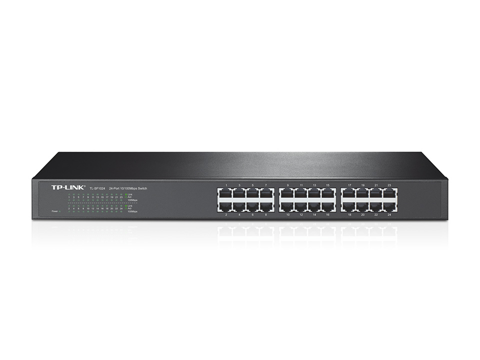 Switch TP-LINK TL-SF1024, Negro, 24, 10/100 Base-T(X)