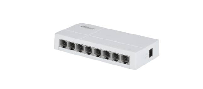Switch de Escritorio con 8 puertos Fast Ethernet (10/100 Mbps), diseño compacto de capa 2, con capacidad de switching de 1.6 Gbps