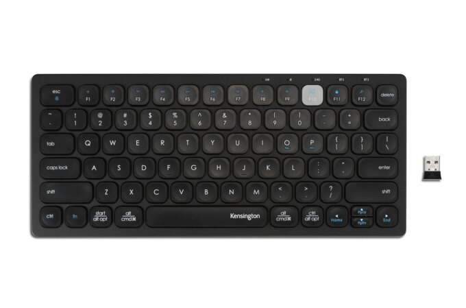 Teclado  KENSINGTON K75502ES, Inalámbrico, Negro TECKNS020
