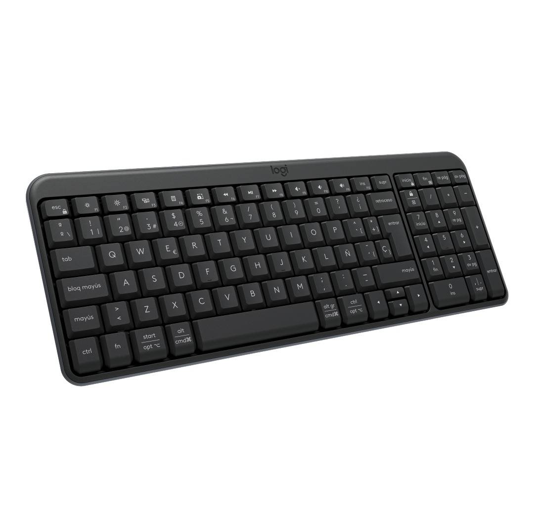 Teclado Logitech K250 920-013445 inalámbrico, color grafito. TECLOG1420