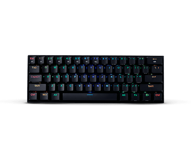 Teclado Mecánico Redragon Draconic , Inglés, Negro, RGB TECRDG230