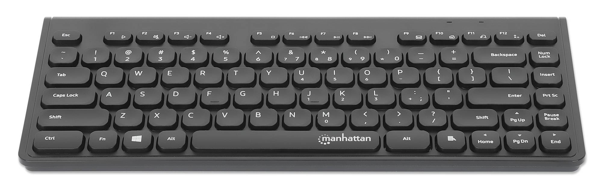 180764 Teclado Mini Inalambrico Negro