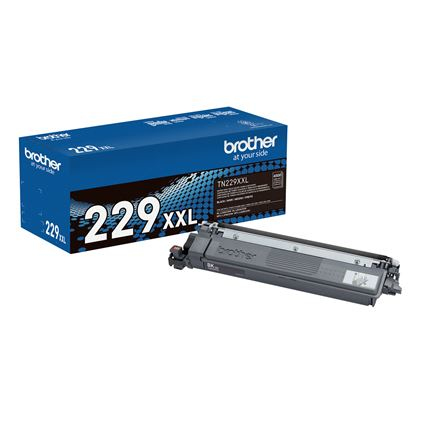 Tóner Brother TN229XXLBK, Negro, hasta 4,500 páginas, compatible solo con MFCL3780CDW CARBRT4380